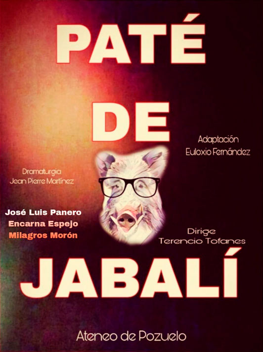Cartel: Paté de jabalí